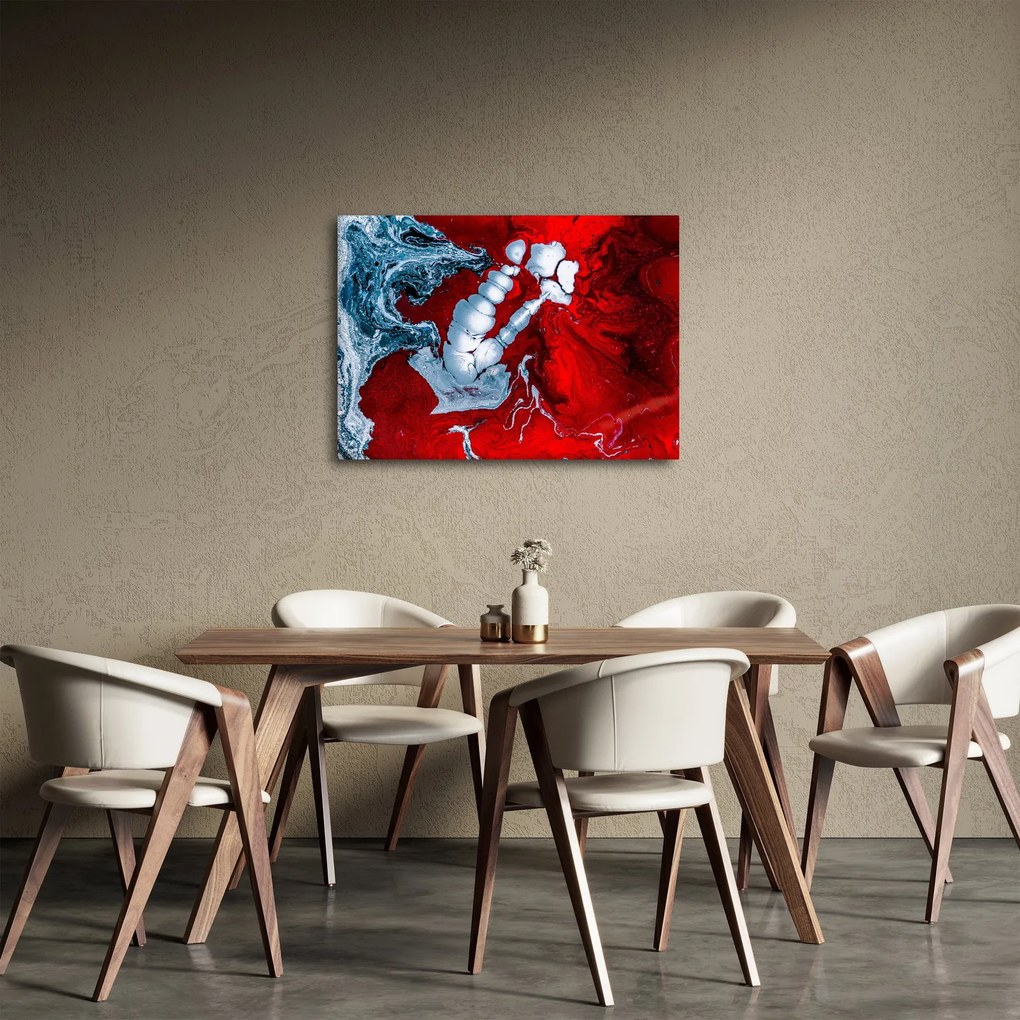 Obraz abstrakcyjnych plam (70x50 cm)