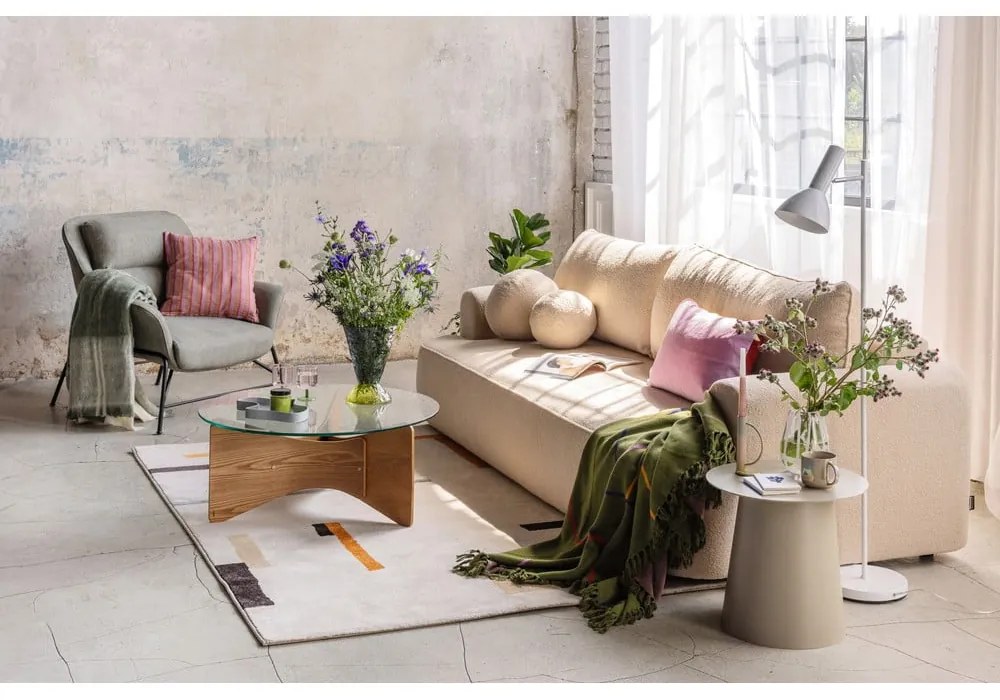 Pomarańczowo-kremowy dywan 80x150 cm Linea – Universal