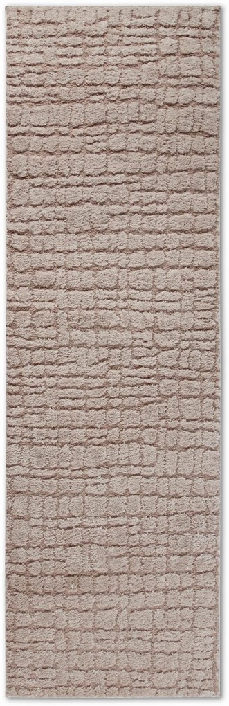 Dywan nowoczesny 3D Elle Collection Gallery Cegiełki beżowy 80 cm x 240 cm