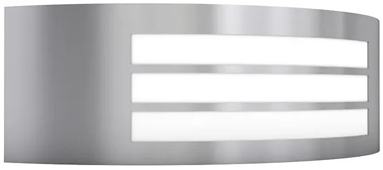 Minimalistyczny srebrny kinkiet zewnętrzny - O-004 B7-K40