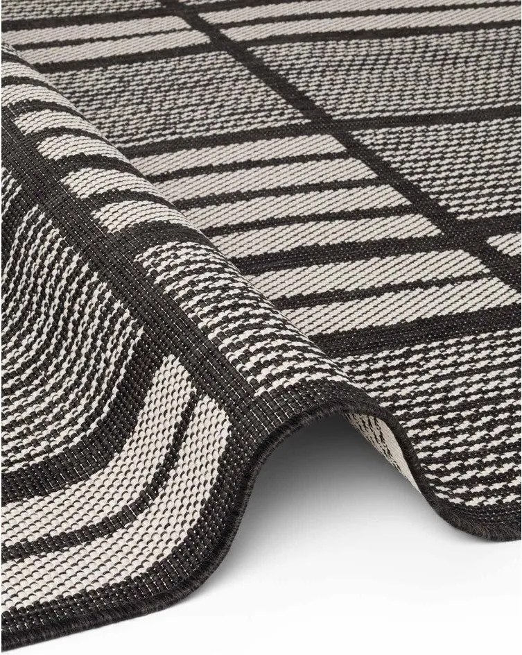 Czarny/kremowy dywan odpowiedni na zewnątrz 160x230 cm Haringey Allington – Ted Baker