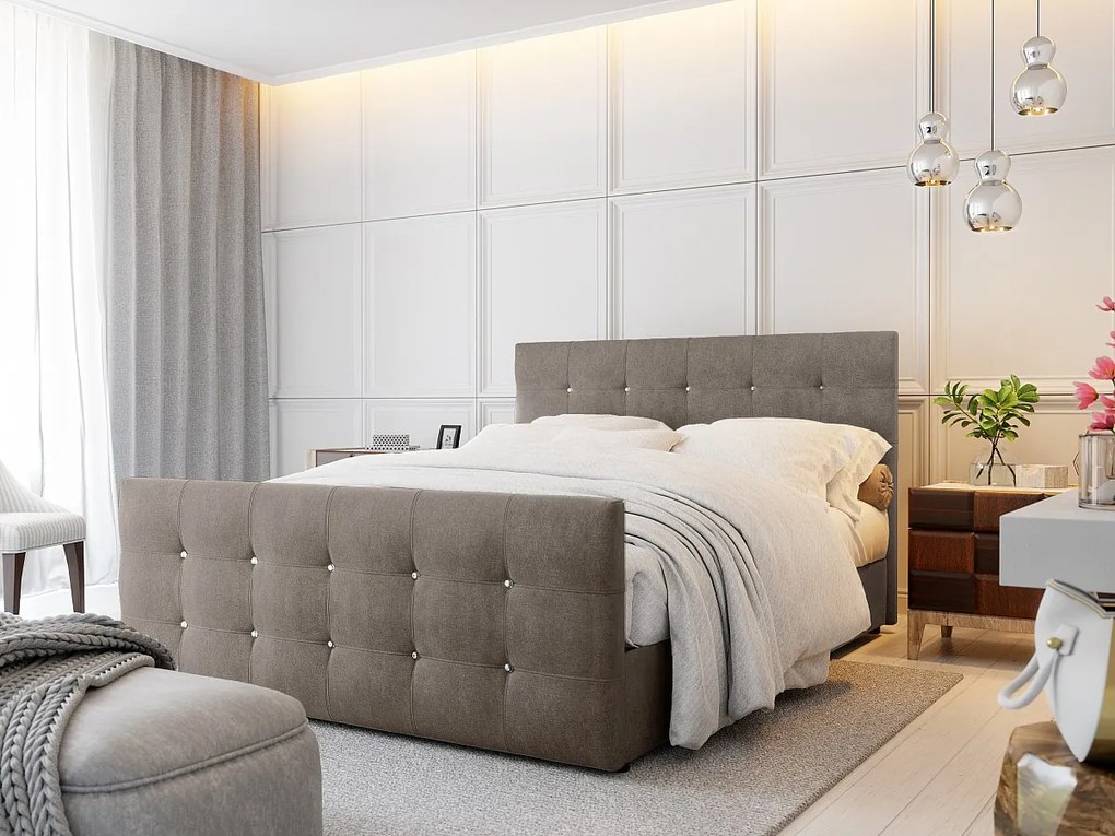 H3/Łóżko kontynentalne KLEO 180x200 Cosmic 03