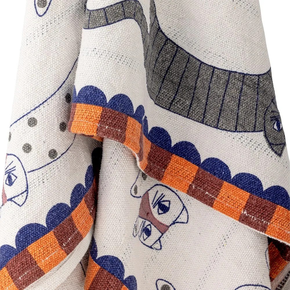 Koc z mieszanki bawełny 130x155 cm Missy – Bloomingville