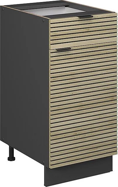 Szafka dolna do kuchni panel dębowy 40x51.6x82 fame-line