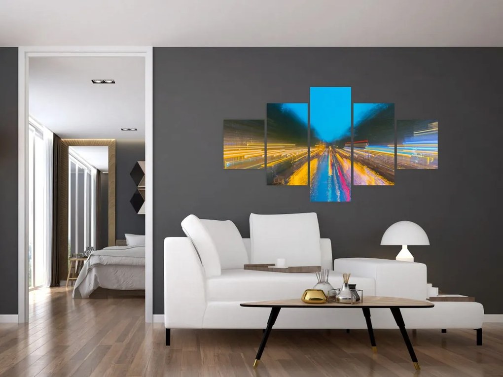 Obraz - Obraz abstrakcji (125x70 cm)