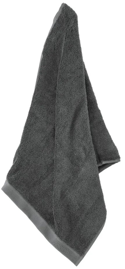 Ciemnoszary bawełniany ręcznik kąpielowy frotte 70x140 cm Comfort – Södahl