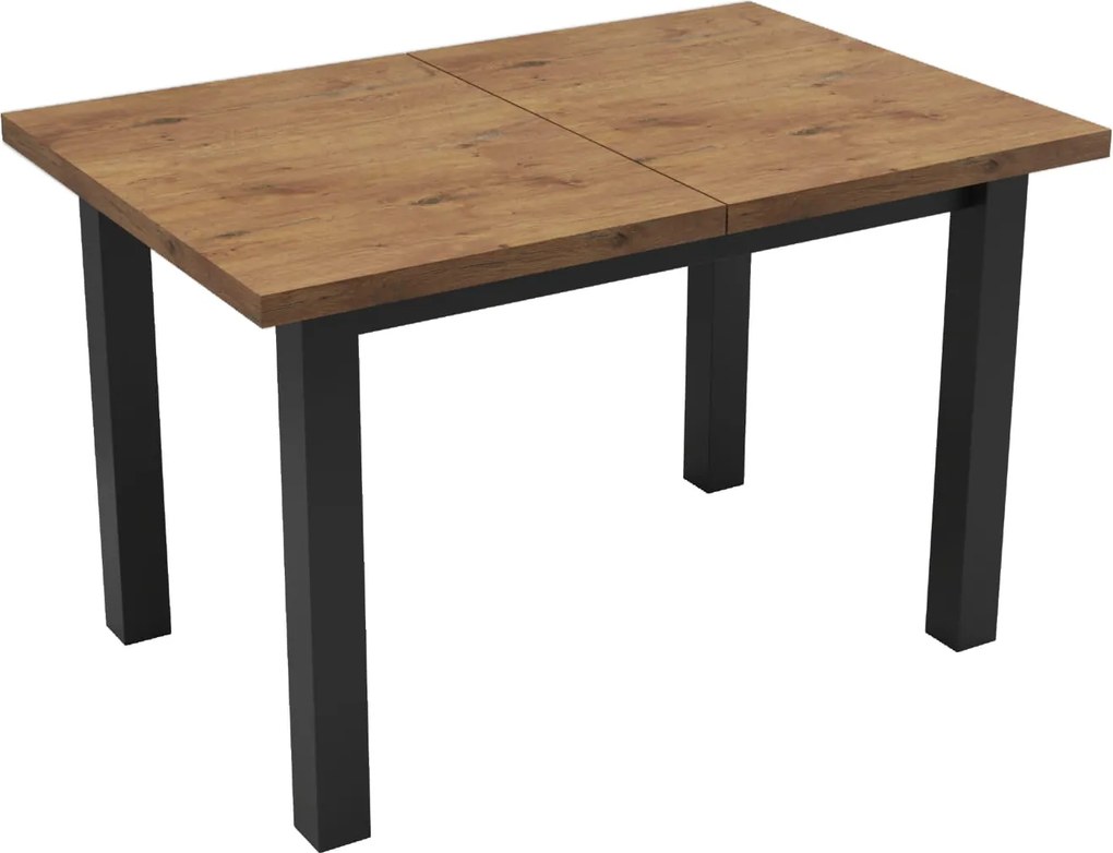 Stół prostokątny rozkładany 80x120/160 Lancelot R-6 + nogi drewniane