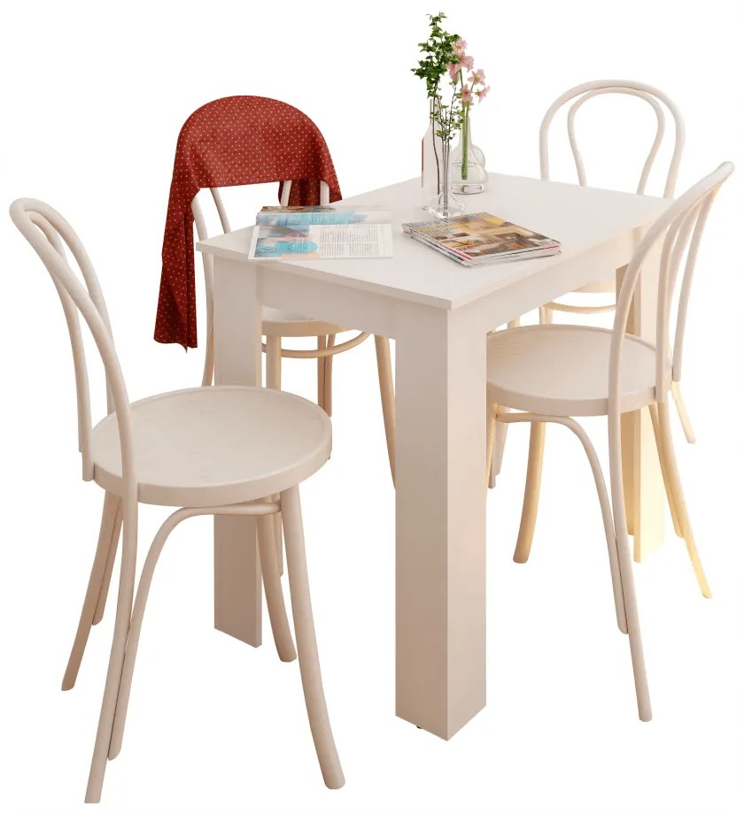 Stół jadalniany TARINIO, biały