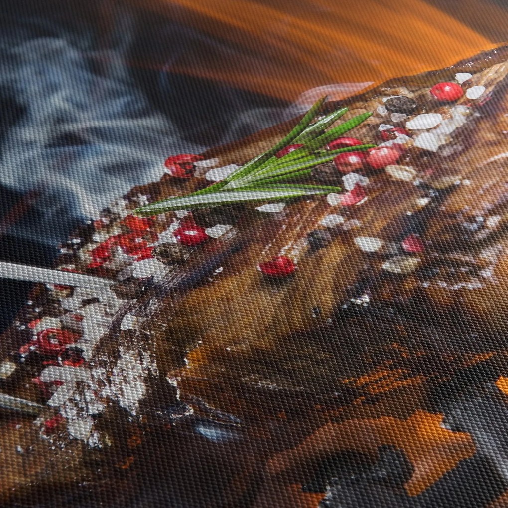 Obraz stek z grilla (170x50 cm)