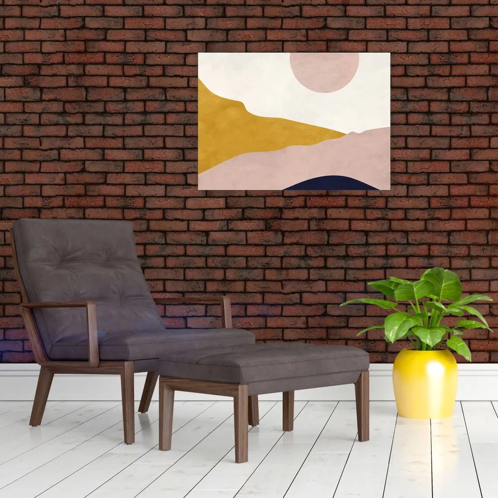 Obraz - Góry akwarelowe N⁰3 (70x50 cm)