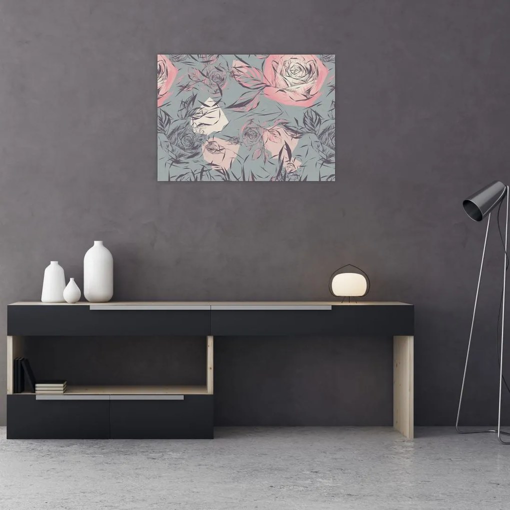 Obraz - Róża (70x50 cm)