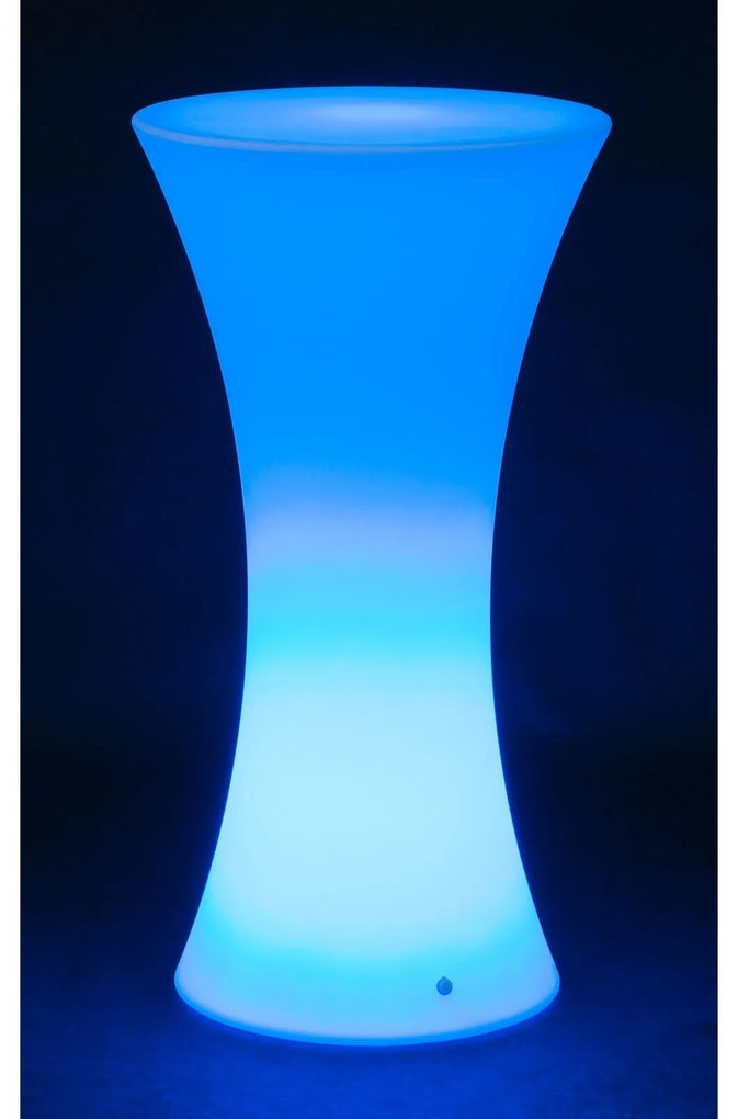 Podświetlany stolik koktajlowy LED, 110 x 58 cm