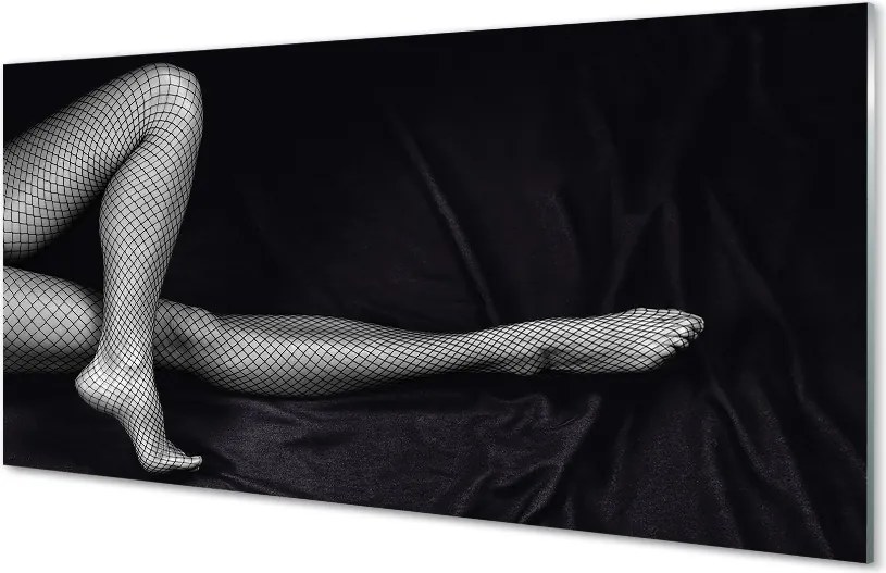 Panel szklany do Kuchni Nogi w Kabaretkach (Czarno-Białe)