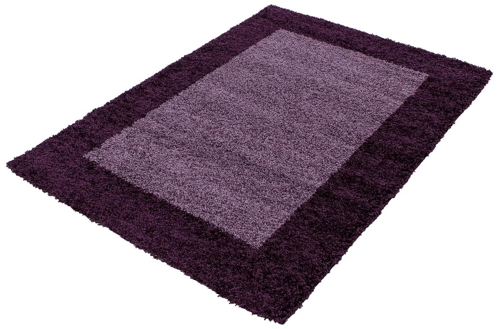 Dywan shaggy Life fioletowy 200 cm x 290 cm