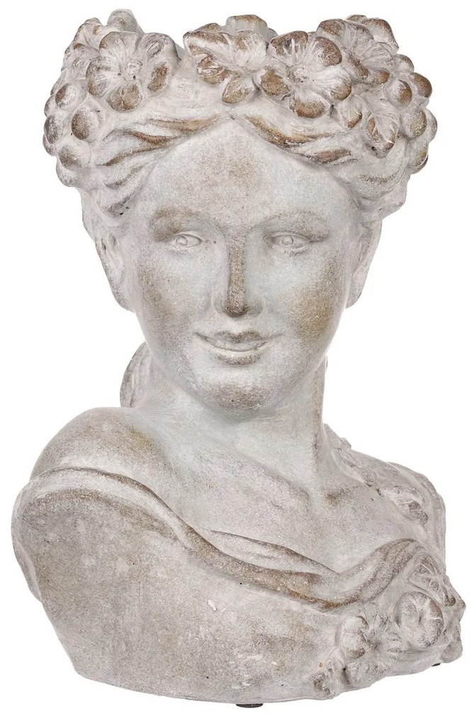 Betonowa obudowa Bysta głowa kobiety, średnica 23cm, 23 x 17 x 30 cm