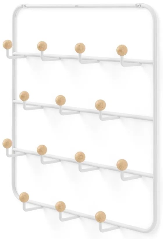 Biały metalowy wieszak na drzwi 36 cm Estique – Umbra