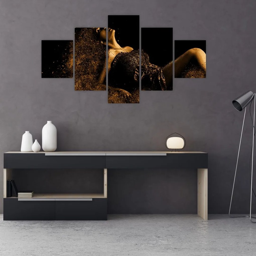 Obraz - Kobieta ze złota (125x70 cm)