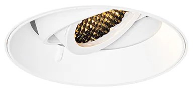 Nowoczesny wpuszczany reflektor biały GU10 okrągły bez kołnierza - Oneon Honey