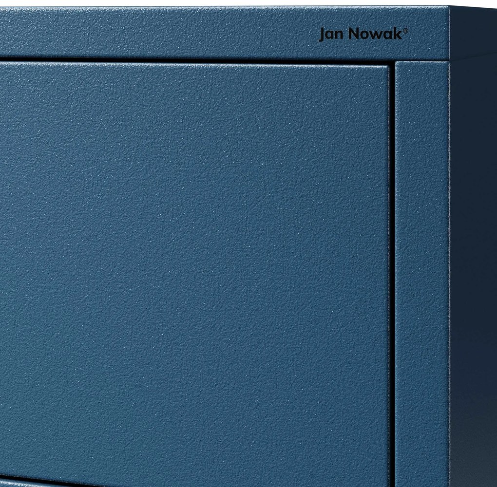 Komoda szafka metalowa granatowa Modern CARLA, 800 x 1015 x 400 mm