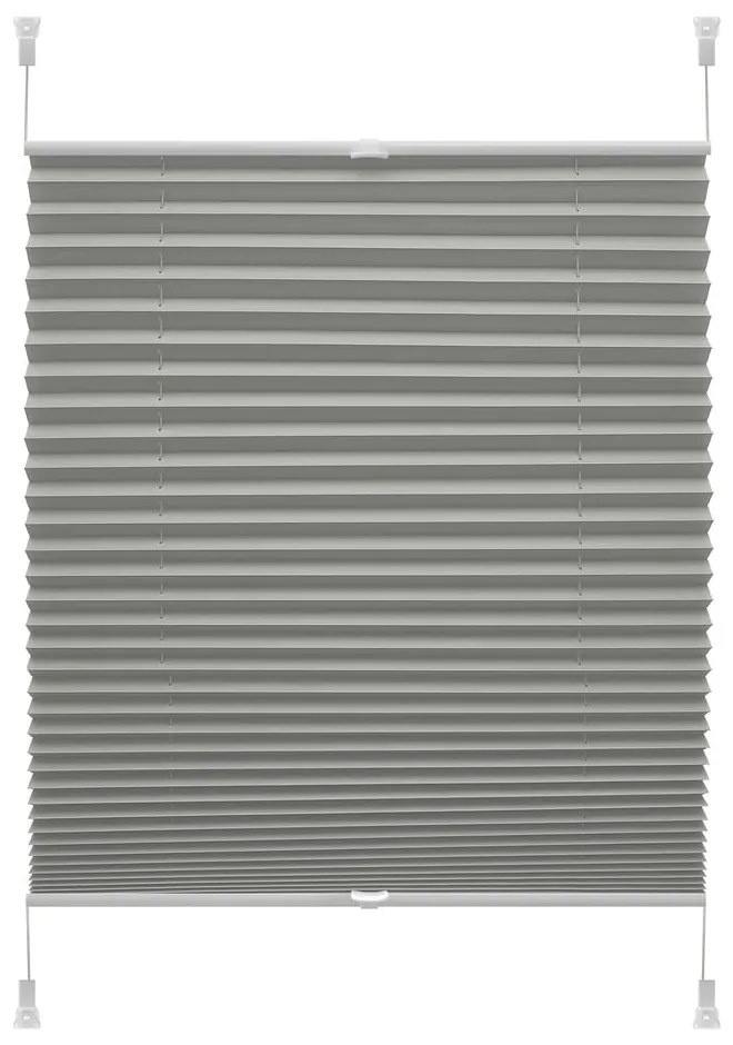 Antracytowa roleta 57x150 cm Plisé Verona Termo – Gardinia