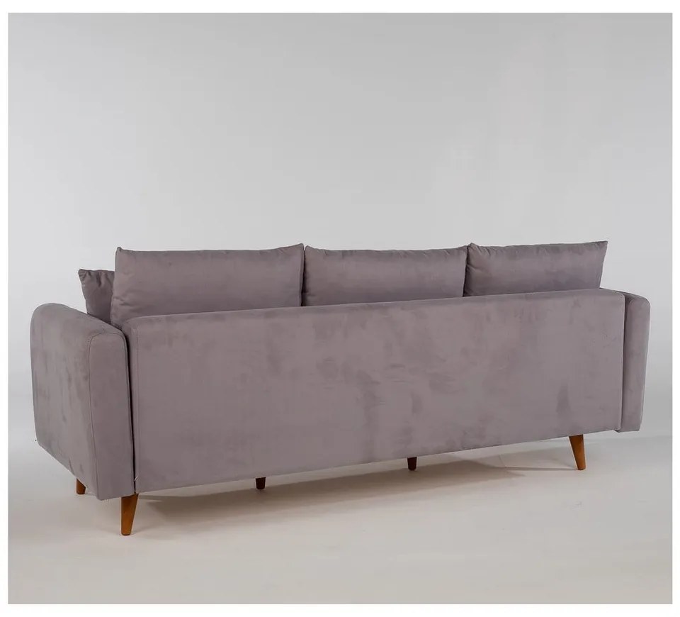 Szara sofa 215 cm Sofia – Balcab Home