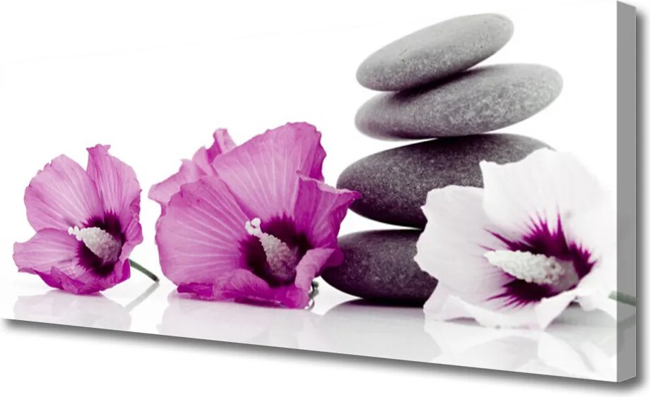 Obraz canvas na ścianę Klimatyczne Kwiaty w Spa