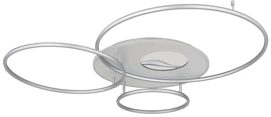 Globo 48466-70A - LED ściemnialna lampa sufitowa INVERTINA LED/70W/230V srebrna + z pilotem