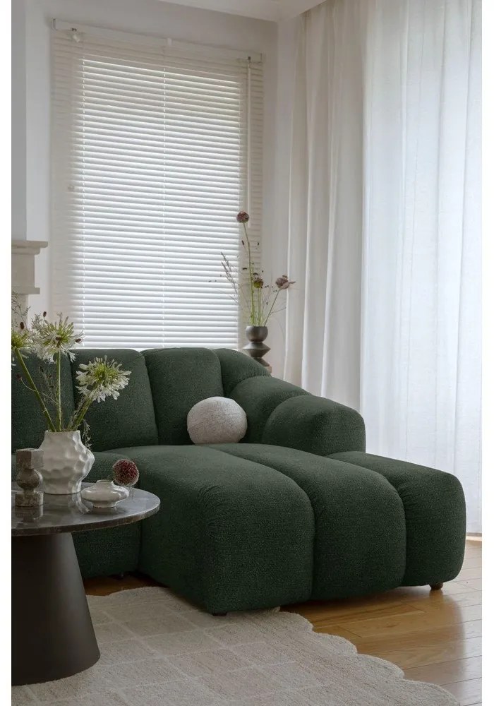 Ciemnozielony narożnik (lewostronny/w kształcie litery U) Shell – Miuform