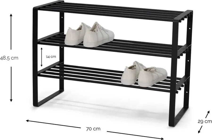 Szarobrązowa metalowa szafka na buty 70x48,5x29 cm Rex – Spinder Design