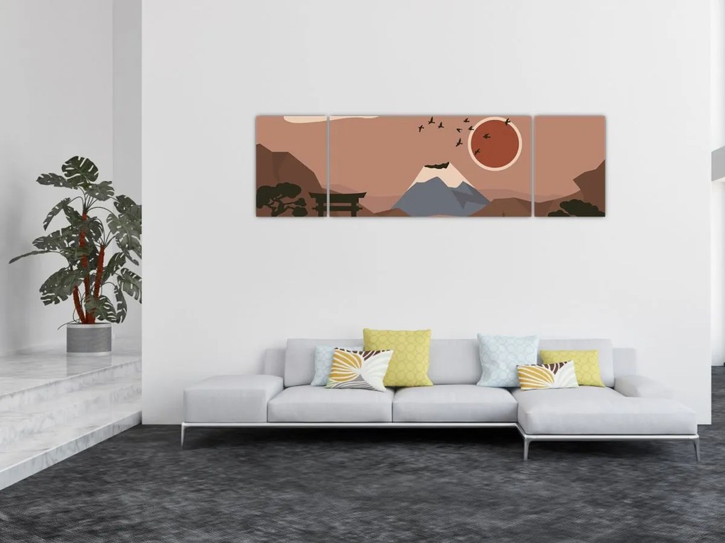 Obraz - Japonia N⁰1 (170x50 cm)