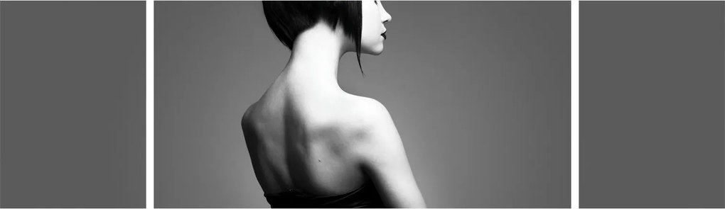 Obraz eleganckiej kobiety (170x50 cm)
