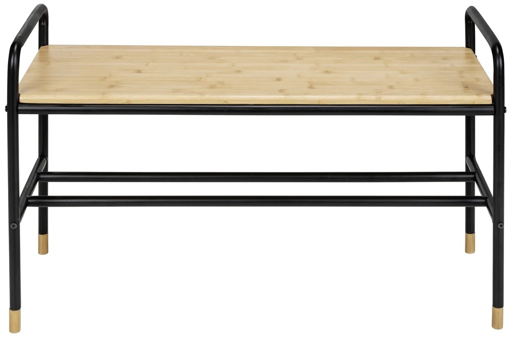 Szafka na buty z bambusową półką, 80 x 50 x 33,5 cm, Loft, WENKO