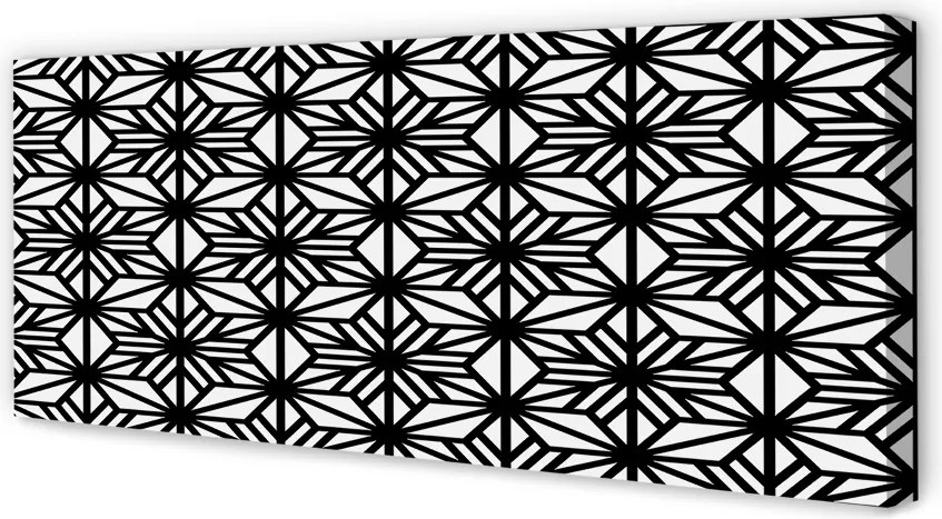 Zdjęcie na płótnie Geometryczne Motywy Kwiatowe