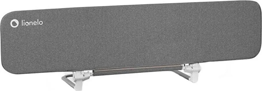 Lionelo - Barierka zabezpieczająca do łóżka LORA XL ciemnoszara