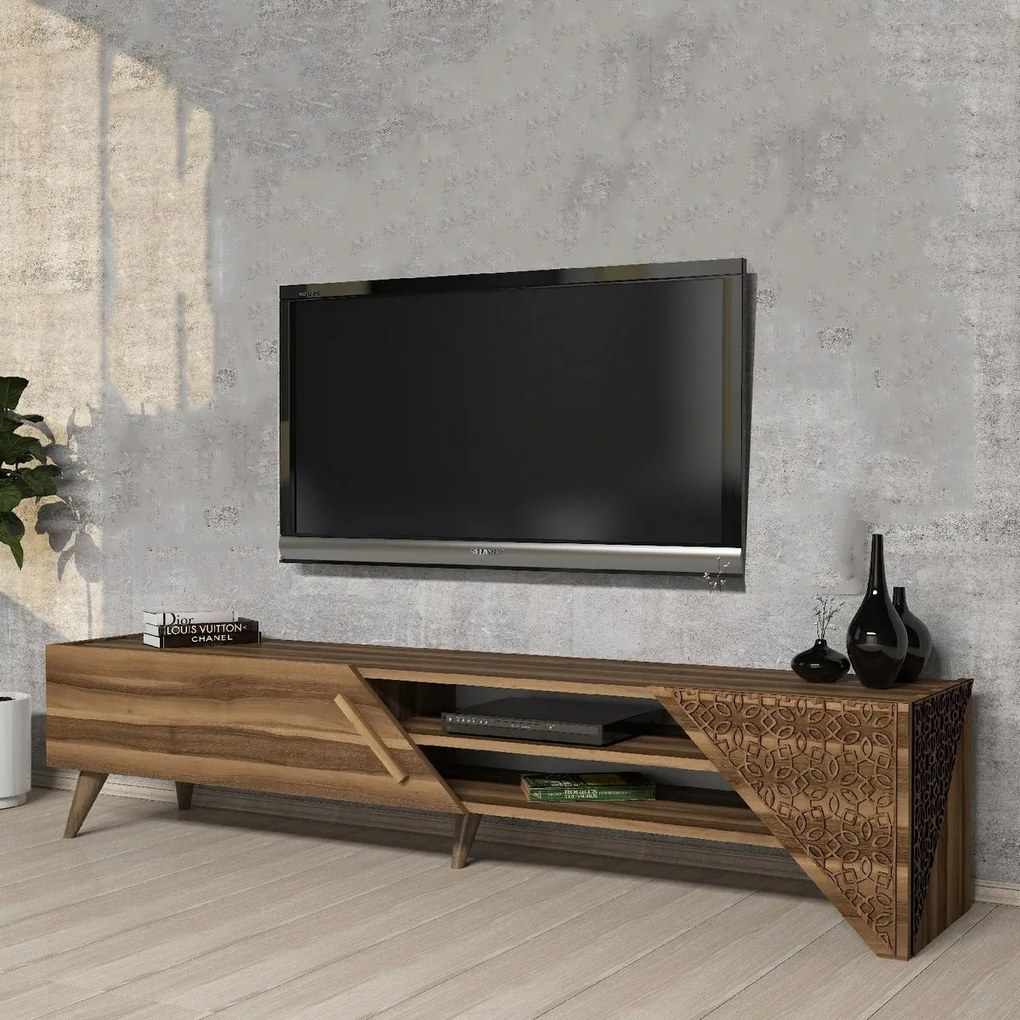 Stolik pod telewizor Beril Walnut