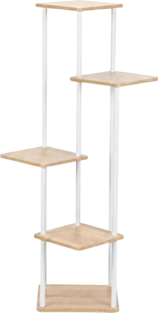 Kwietnik stojący wysoki na 5 kwiatów RIMOZA, 30 x 30 x 106 cm