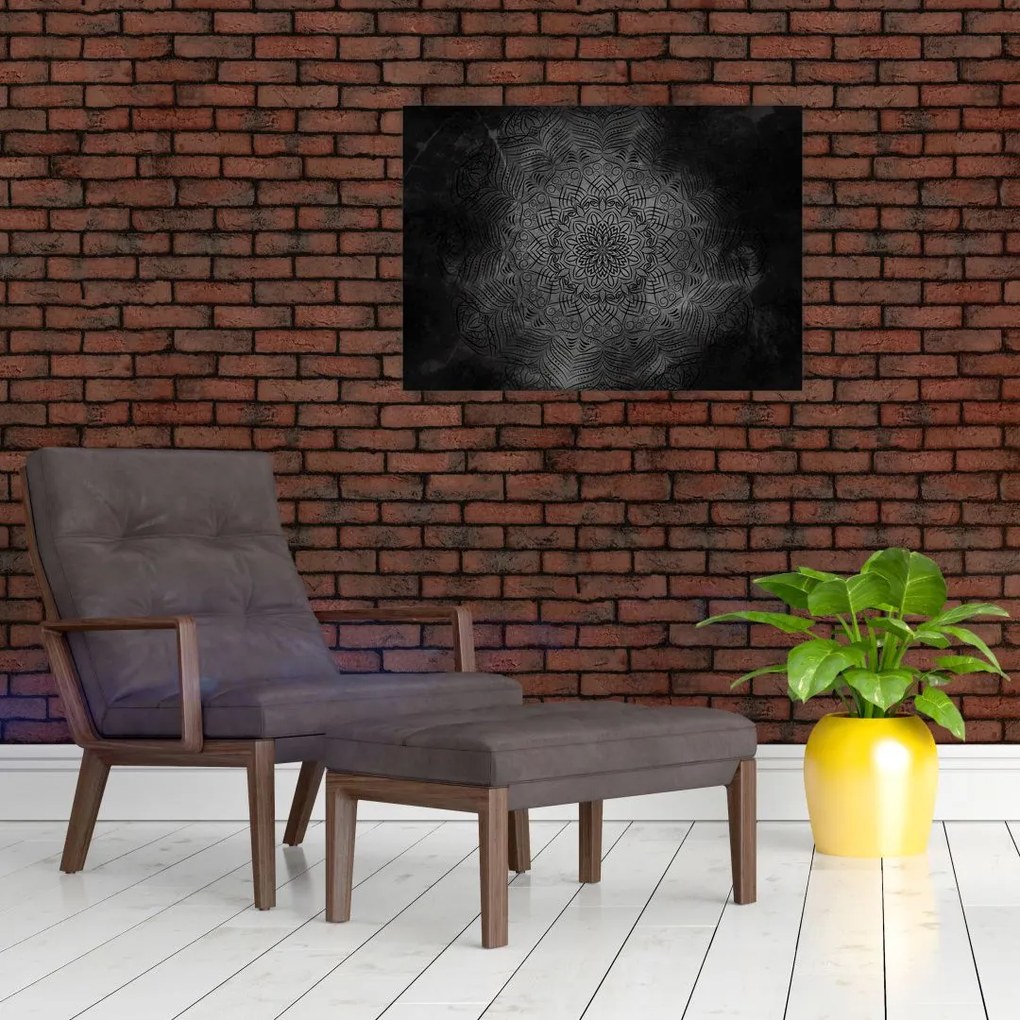 Obraz na szkle  - Mistyczna mandala (70x50 cm)