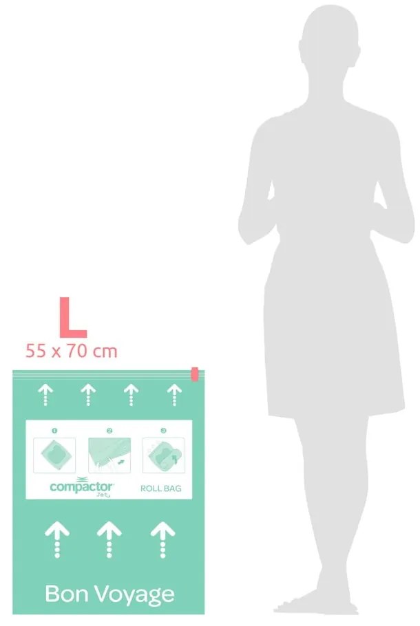Worki próżniowe zestaw 4 szt. Roll Up L – Compactor