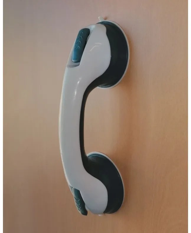 Spirella Uchwyt do łazienki z przyssawkami SAFE, biały, 29 cm