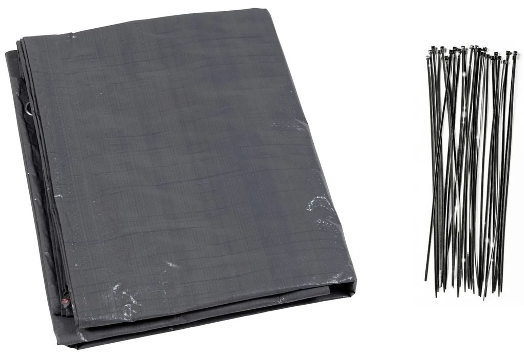 Osłona balkonowa ANTHRACITE UNI, 85 x 500 cm