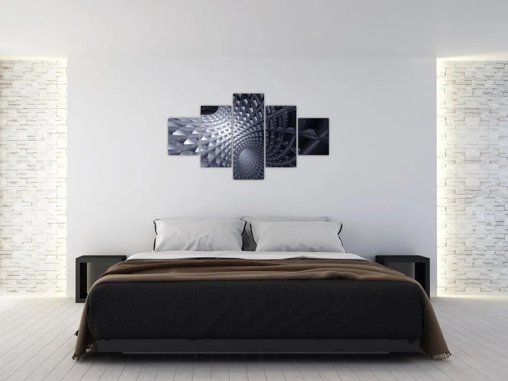 Obraz - Abstrakcja 3D (125x70 cm)