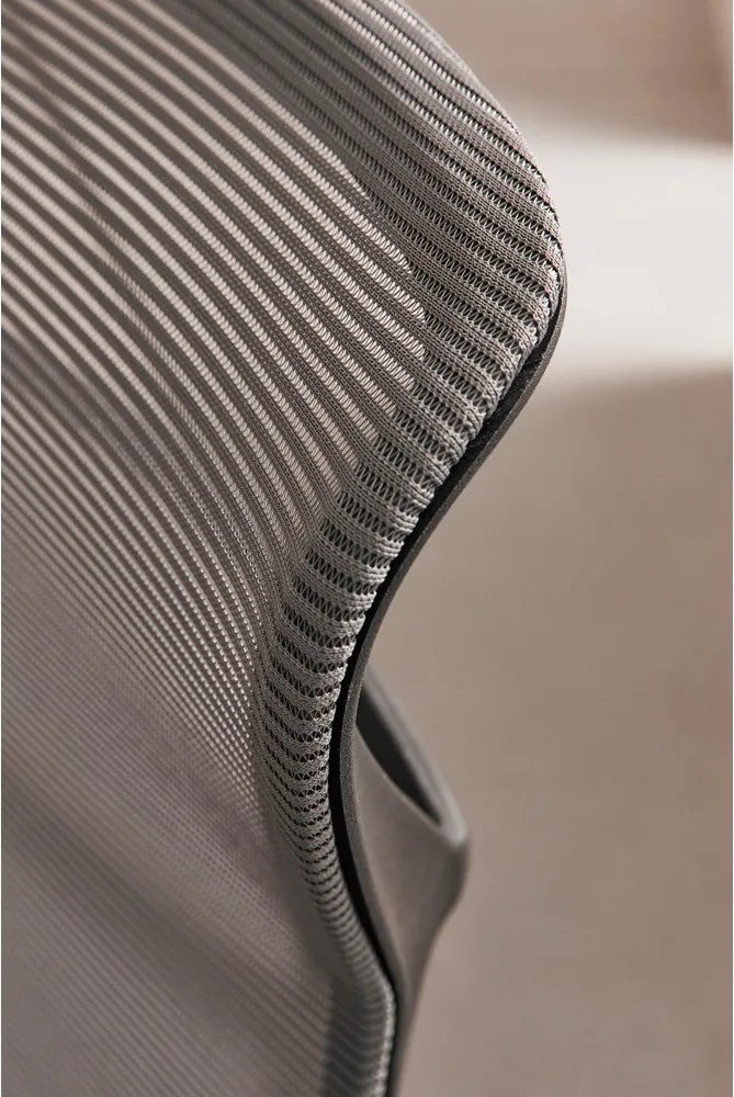 Czarne tapicerowane krzesło biurowe Hoboken – Yes Everyday