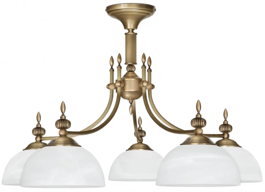 Bogaty złoty żyrandol mosiężny H-S5DKN