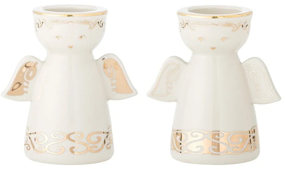 Kamionkowe świeczniki na świeczkę typu tealight zestaw 2 szt. Faella – Bloomingville