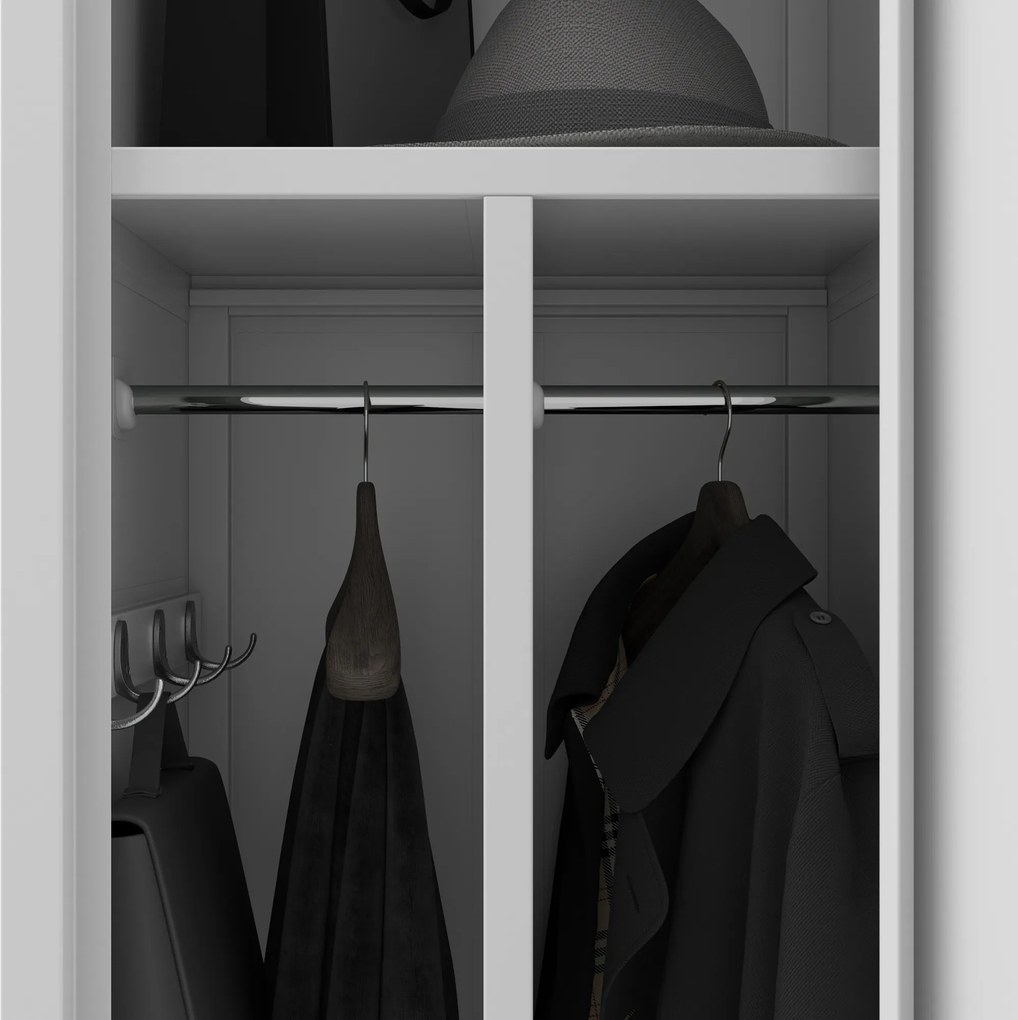 Szafka pracownicza metalowa szara: KACPER 1 Plus