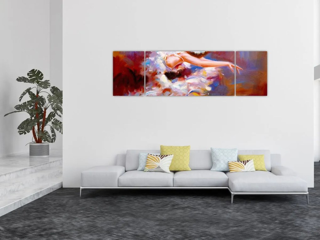 Obraz - Baletnica, malarstwo (170x50 cm)