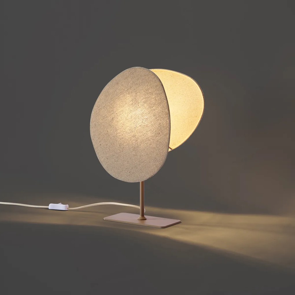 Lampa stołowa Japandi beżowa - Organica
