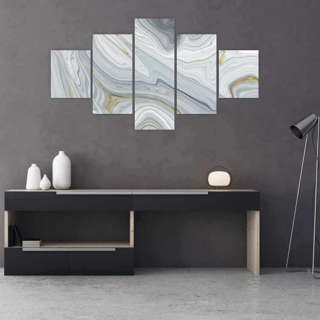 Obraz - Abstrakcja (125x70 cm)