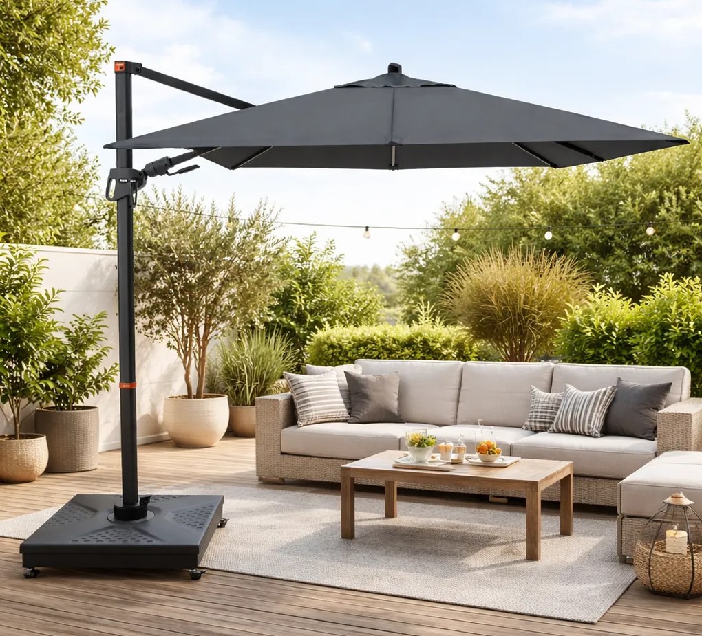 Doppler myZone 210 x 210 cm antracyt