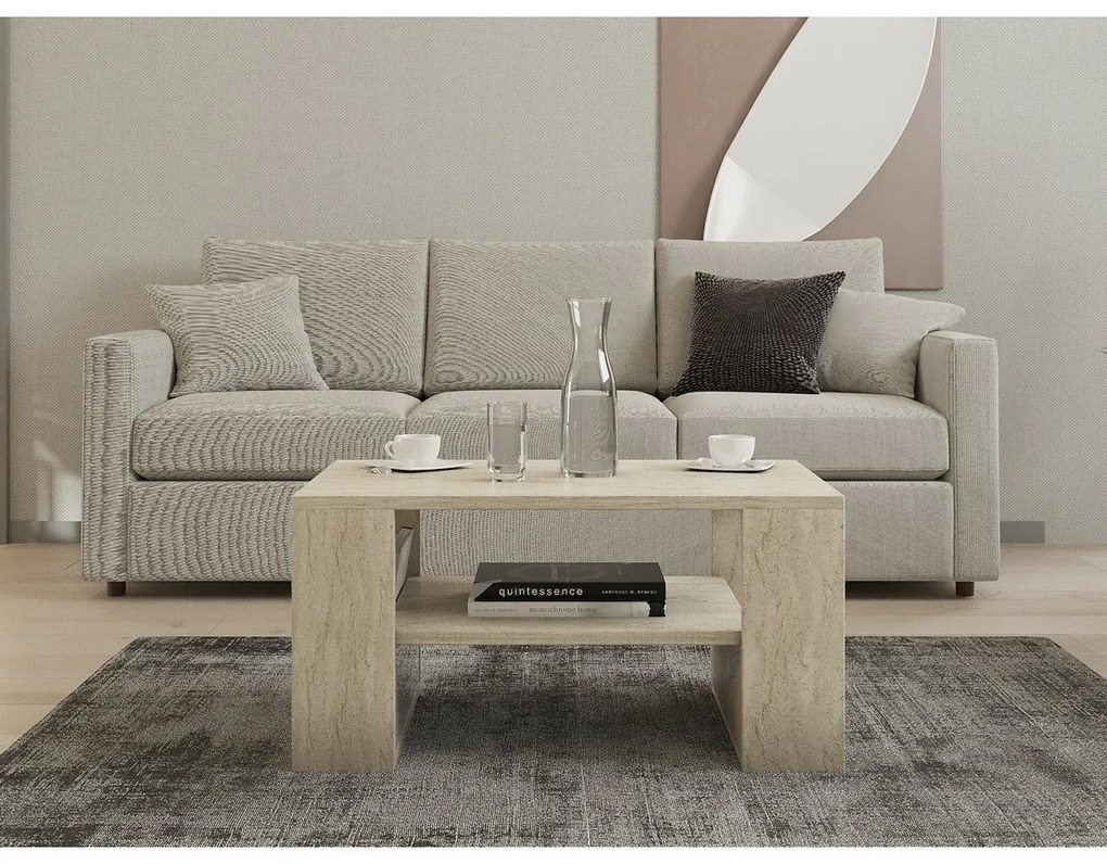Stolik konferencyjny Iris Travertine